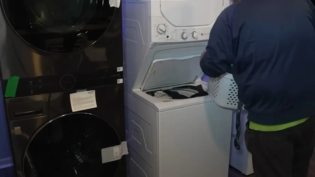 washing clothes